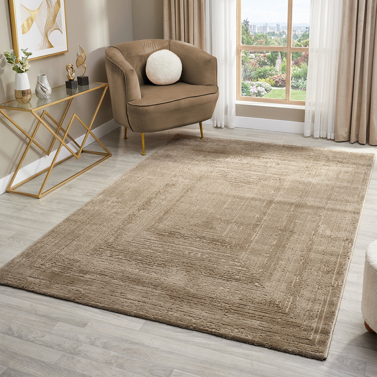 Modern rug for living room and bedroom with high and low border, high quality, 3D effect-zoom-43