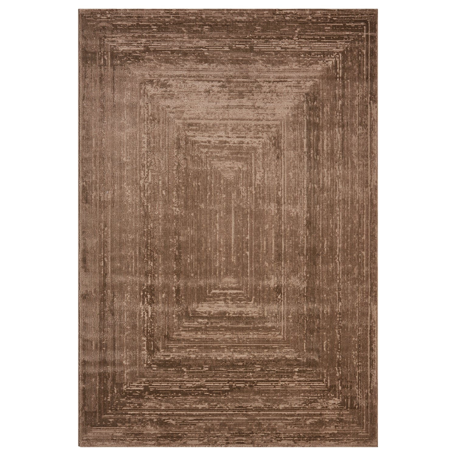 Premium Teppich Wohnzimmer Schlafzimmer Modern Hoch&Tief Bordüre – Kurzflor Teppich mit 3D Effekt-32