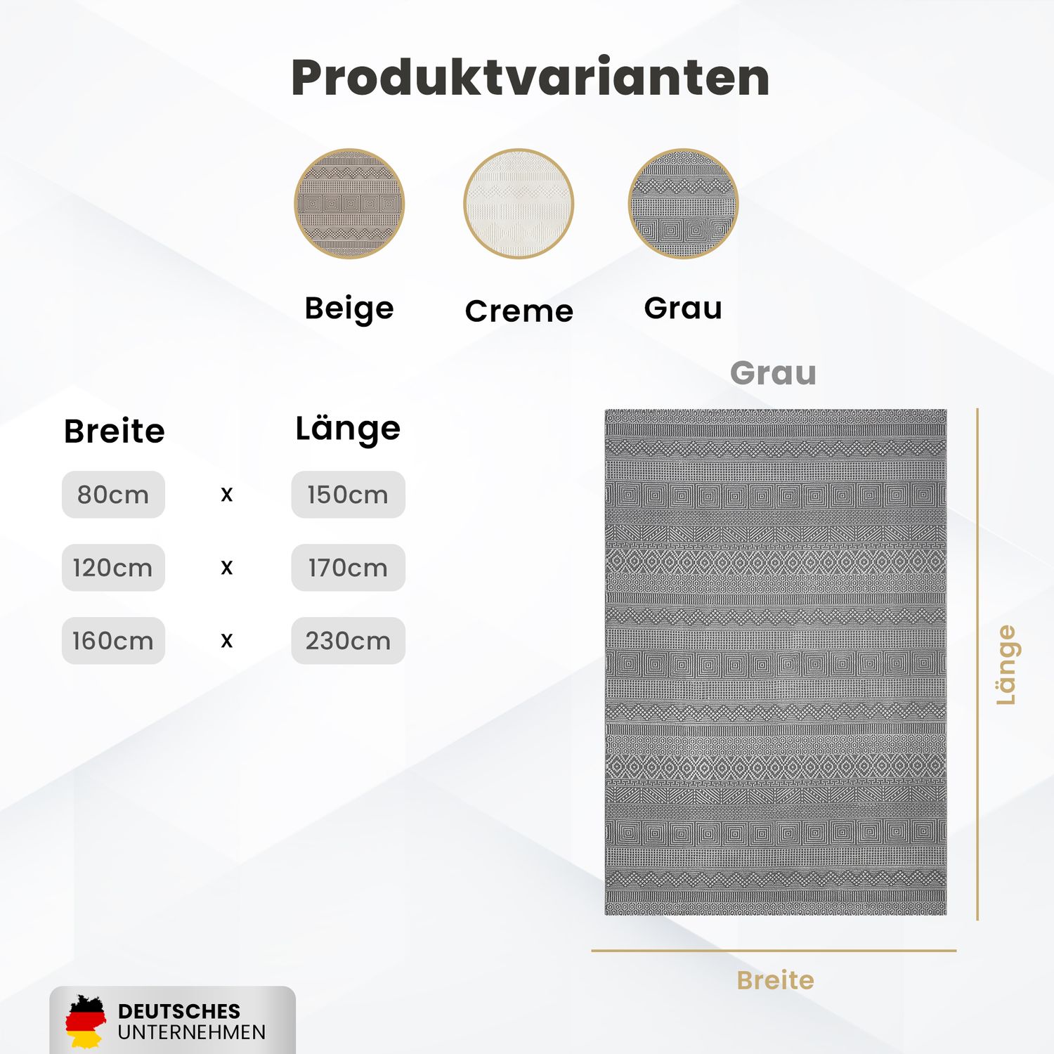 Teppich Wohnzimmer Schlafzimmer Skandinavisch Modern | Pflegeleicht | Qualitativ Hochwertig |-zoom-17