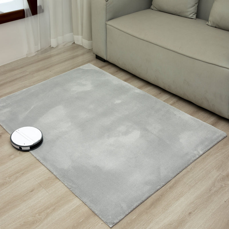 Ultra Soft Living Room/Bedroom Rug – Modern, super fluffy & soft, densely woven-zoom-