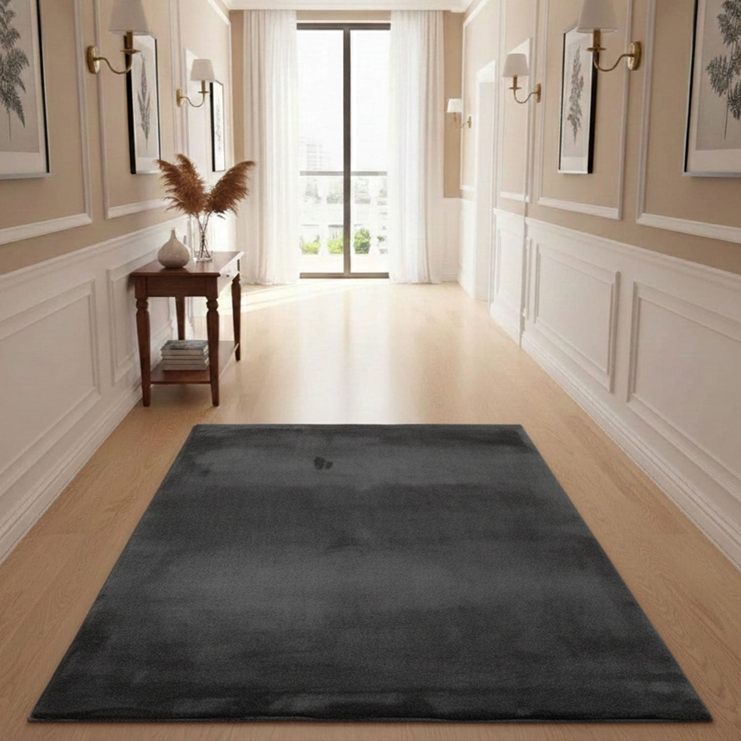 Ultra Soft Living Room/Bedroom Rug – Modern, super fluffy & soft, densely woven-zoom-14