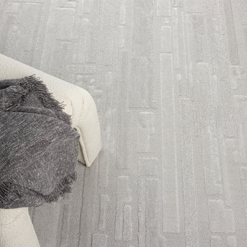 Teppich Wohnzimmer Schlafzimmer kurzflor Steinoptik Qualitativ Elegant 3D effekt-zoom-