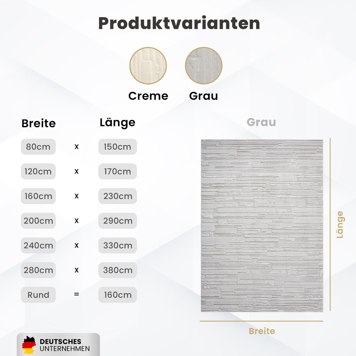 Carpet for living room/bedroom, short pile, stone look, high quality, elegant, 3D effect-zoom-13