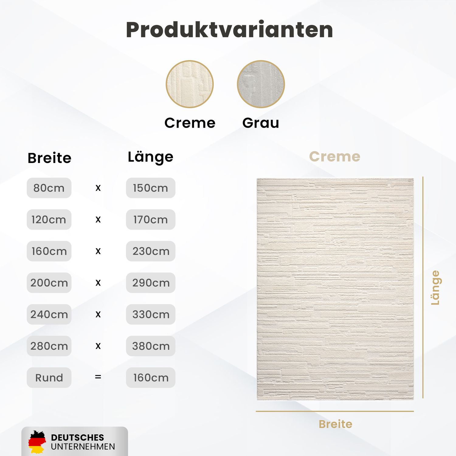 Carpet for living room/bedroom, short pile, stone look, high quality, elegant, 3D effect-zoom-4
