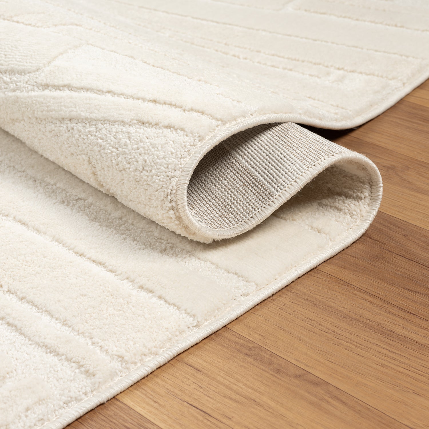 Teppich Wohnzimmer Schlafzimmer kurzflor Steinoptik Qualitativ Elegant 3D effekt-zoom-4