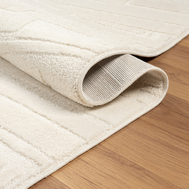 Teppich Wohnzimmer Schlafzimmer kurzflor Steinoptik Qualitativ Elegant 3D effekt-zoom-