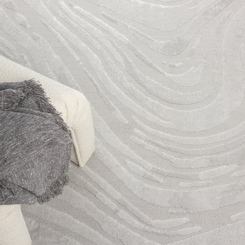 Living room rug, bedroom rug, 3D effect, modern, soft, short pile, wave pattern, high quality-zoom-