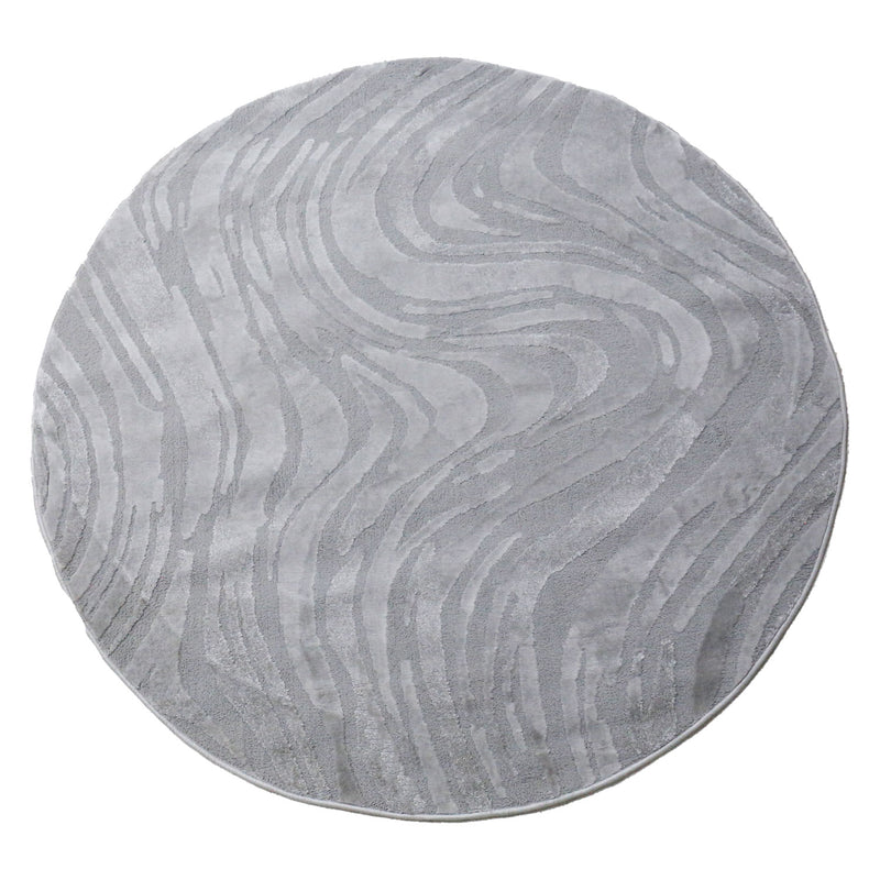 Living room rug, bedroom rug, 3D effect, modern, soft, short pile, wave pattern, high quality-zoom-