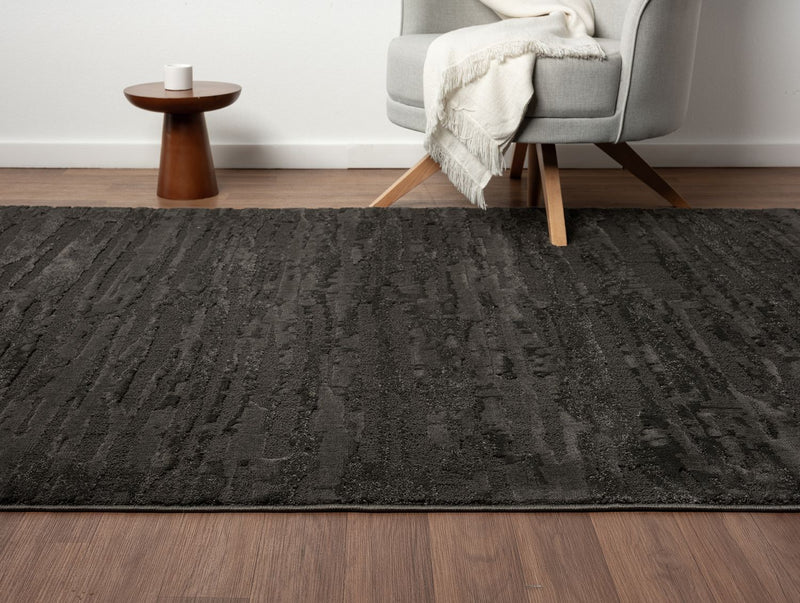 Moderner Kurzflor Teppich Wohnzimmer Schlafzimmer in Hoch-Tief-Effekt, 3D Effekt Ultra weich-zoom-