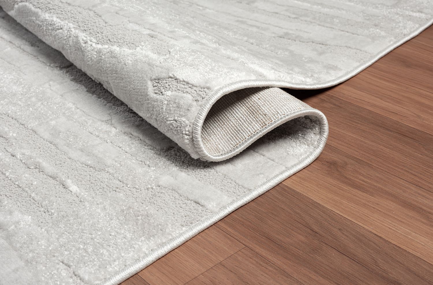 Moderner Kurzflor Teppich Wohnzimmer Schlafzimmer in Hoch-Tief-Effekt, 3D Effekt Ultra weich-14