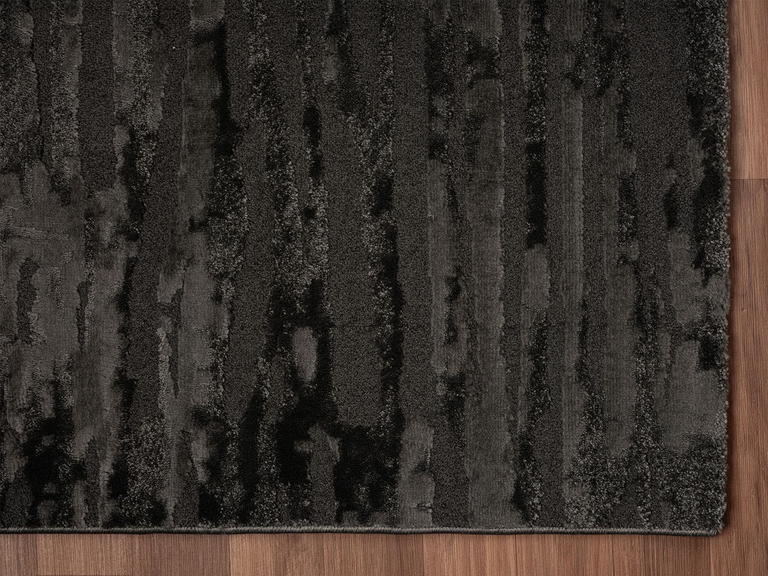 Moderner Kurzflor Teppich Wohnzimmer Schlafzimmer in Hoch-Tief-Effekt, 3D Effekt Ultra weich-4