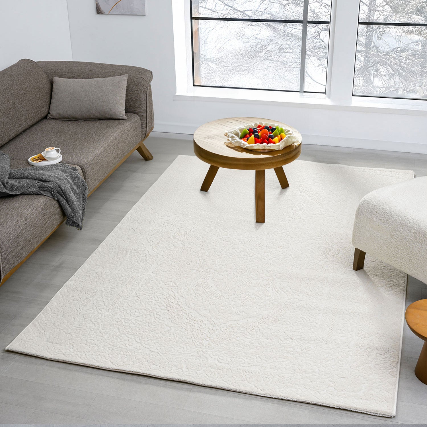 Teppich Wohnzimmer Teppich Schlafzimmer, Flur, Küche Kurzflor Orient Design Vintage Hoch-Tief-Effekt Modern 3D Weich-3