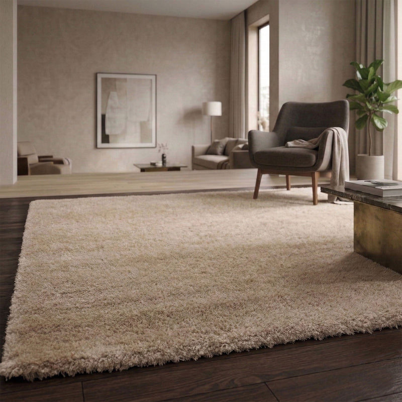 Teppich Mikrofaser Ultra Weich – Flauschiger Teppich für Wohnzimmer & Schlafzimmer Pflegeleicht-zoom-