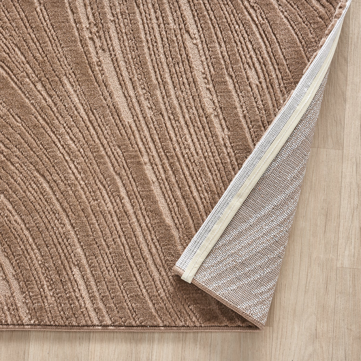 Living room rug, bedroom rug, hallway rug, kitchen rug, short pile, boho design, solid color, high-low effect, modern, 3D, soft-zoom-24