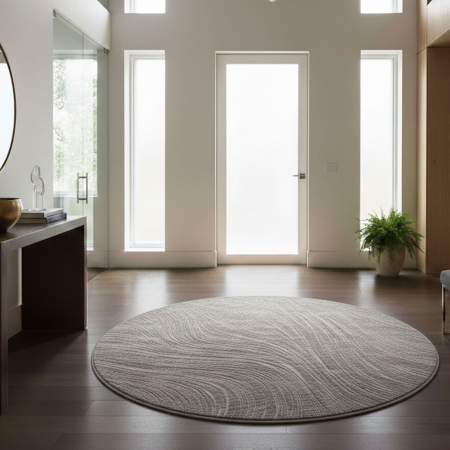 Living room rug, bedroom rug, hallway rug, kitchen rug, short pile, boho design, solid color, high-low effect, modern, 3D, soft-zoom-11