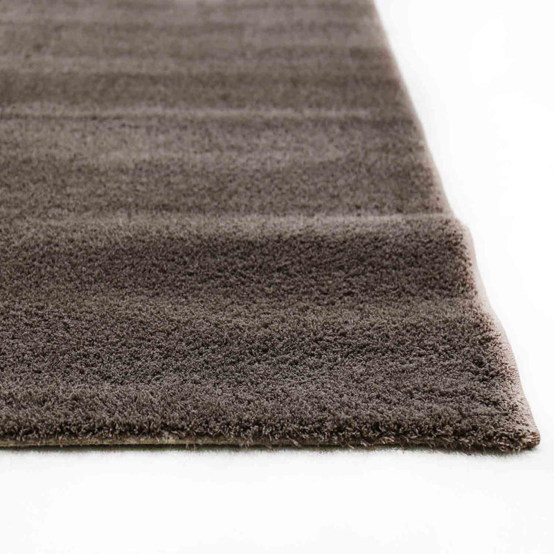 Teppich Wohnzimmer in L.Braun Flauschig Microfaser Dicht gewebt-Weich-zoom-