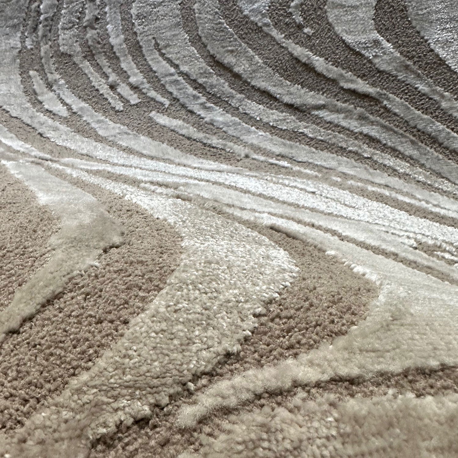 Living room rug, bedroom rug, 3D effect, modern, soft, short pile, wave pattern, high quality-zoom-26