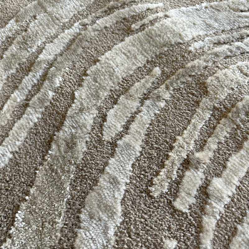 Living room rug, bedroom rug, 3D effect, modern, soft, short pile, wave pattern, high quality-zoom-