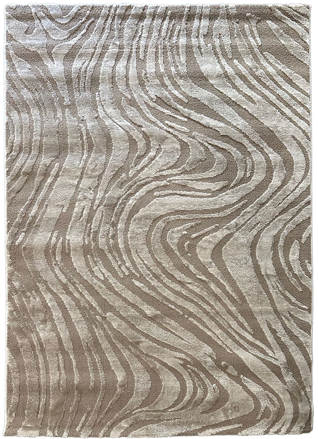 Living room rug, bedroom rug, 3D effect, modern, soft, short pile, wave pattern, high quality-zoom-30