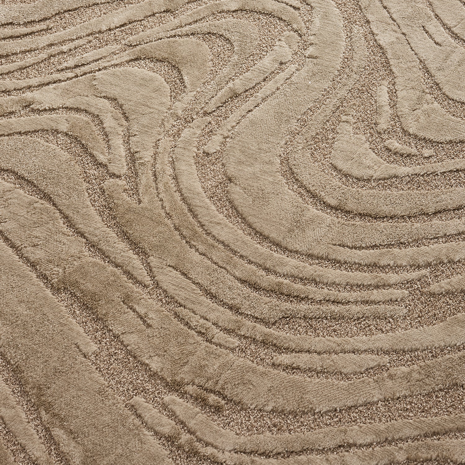 Living room rug, bedroom rug, 3D effect, modern, soft, short pile, wave pattern, high quality-zoom-40