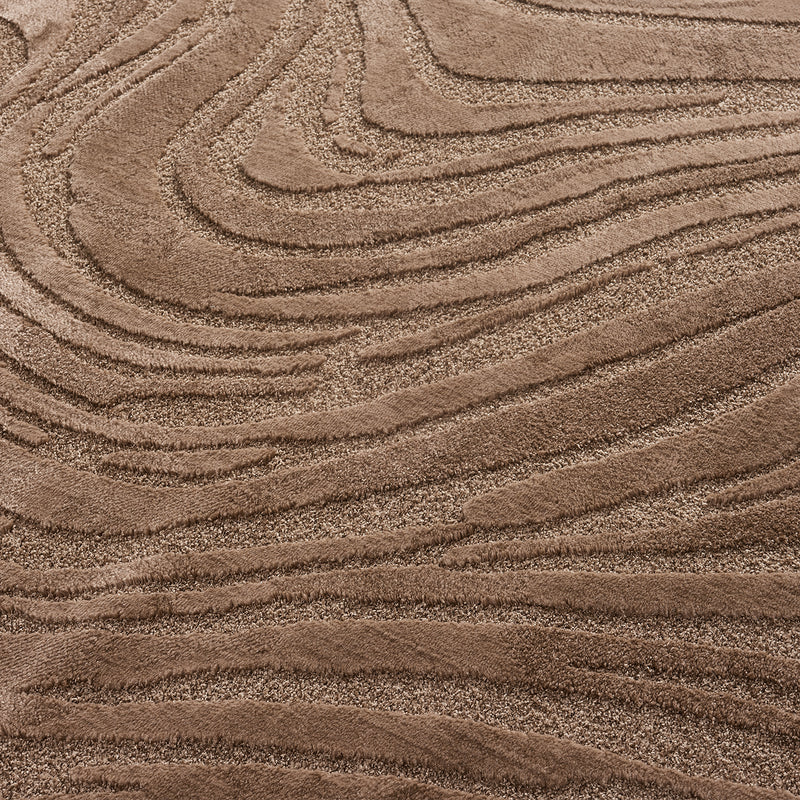 Living room rug, bedroom rug, 3D effect, modern, soft, short pile, wave pattern, high quality-zoom-