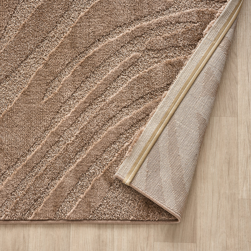 Living room rug, bedroom rug, 3D effect, modern, soft, short pile, wave pattern, high quality-zoom-