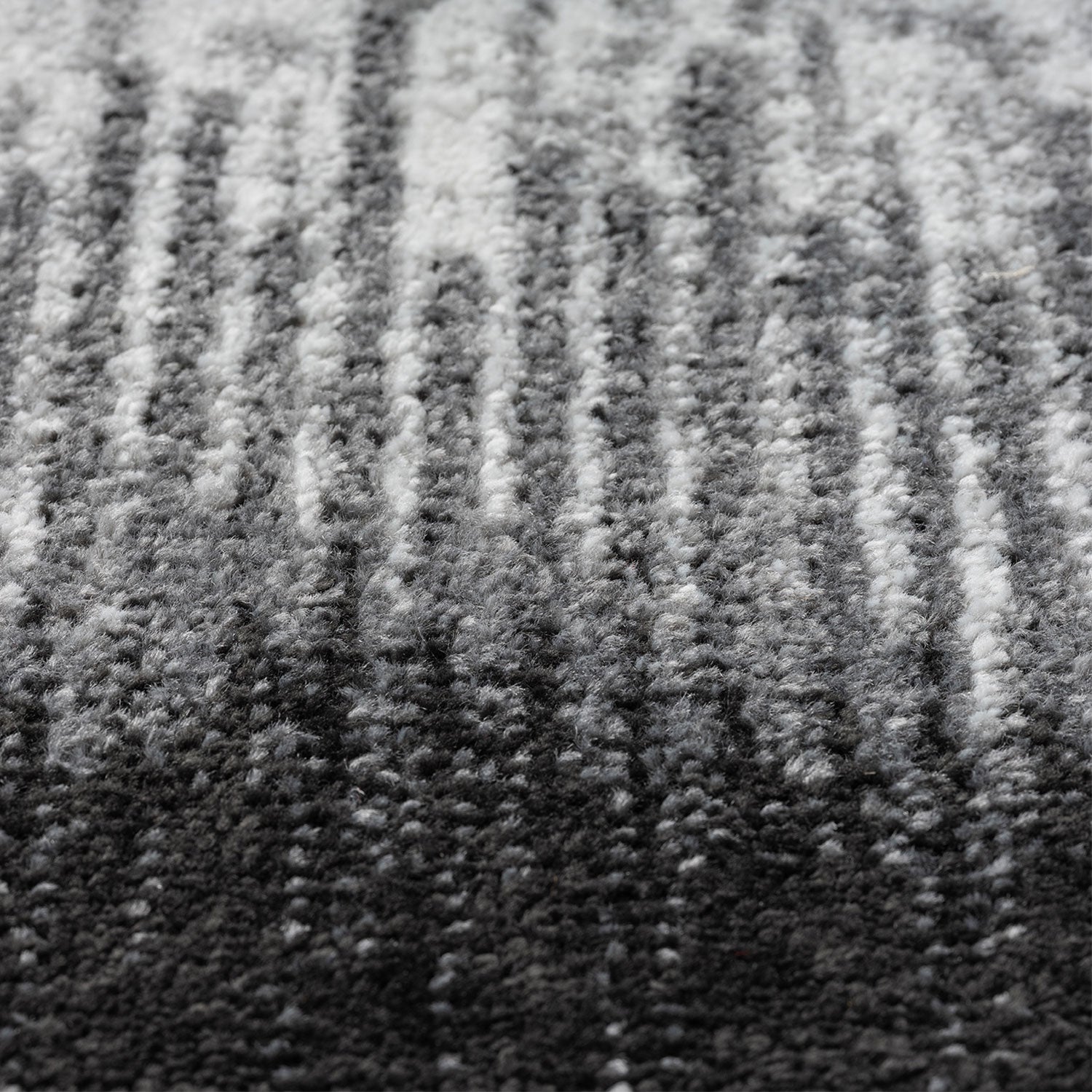 Teppich Wohnzimmer kurzflor Muster Kanten Qualität- Soft Grau / Beige für , Schlafzimmer-zoom-7