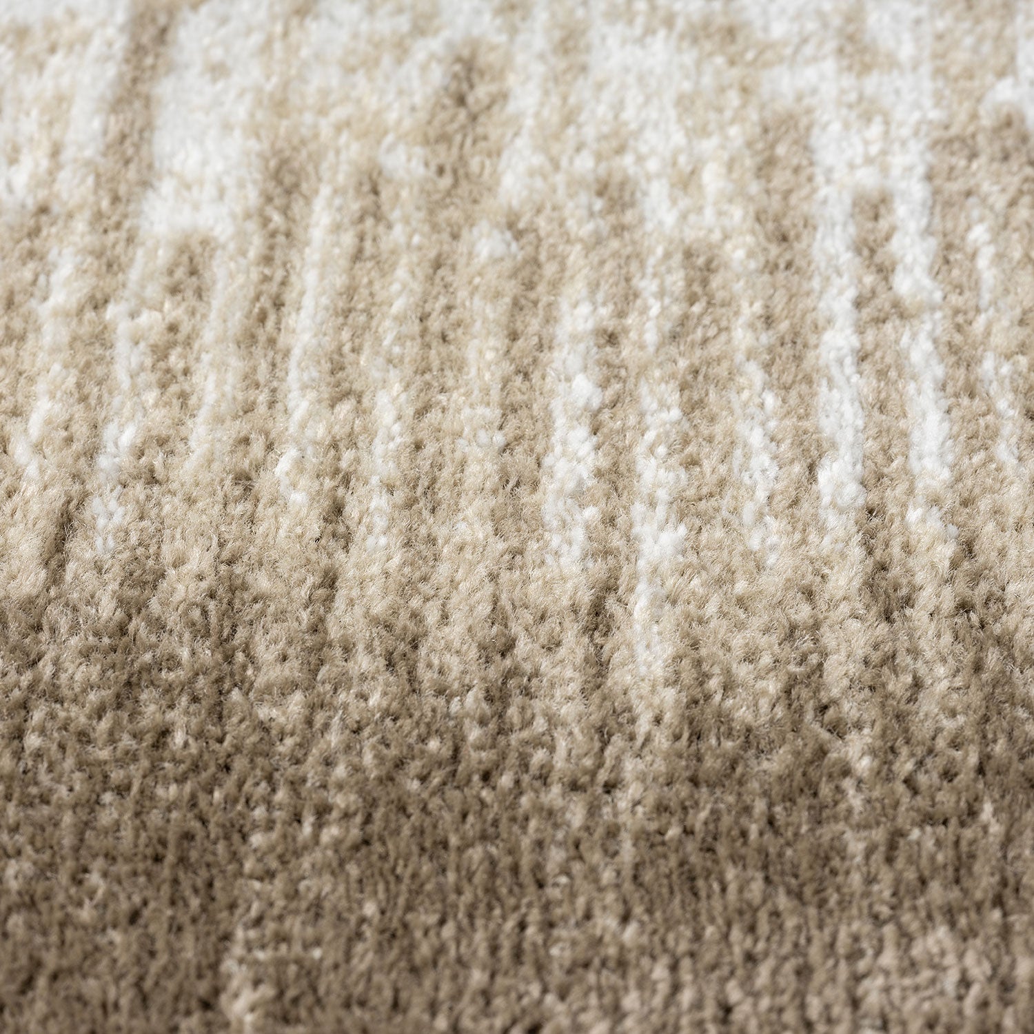 Teppich Wohnzimmer kurzflor Muster Kanten Qualität- Soft Grau / Beige für , Schlafzimmer-3