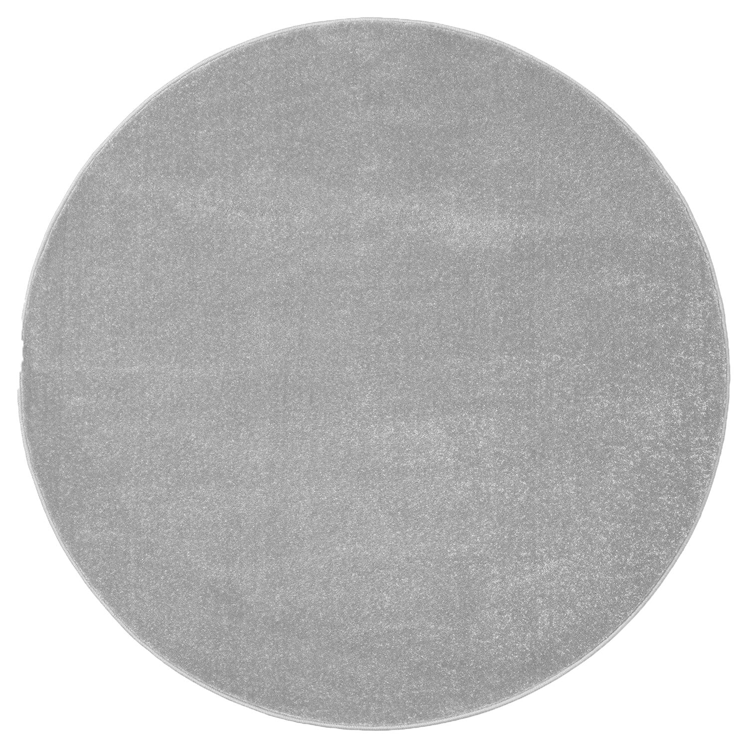 Teppich rund Wohnzimmer Kurzflor Einfarbig für Schlafzimmer kinderzimmer weich Rund-zoom-21