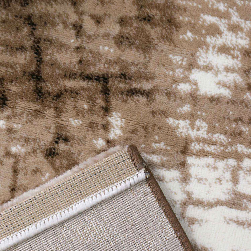 TibetT021 Braun Beige Baumstumpf Holz Optik-zoom-