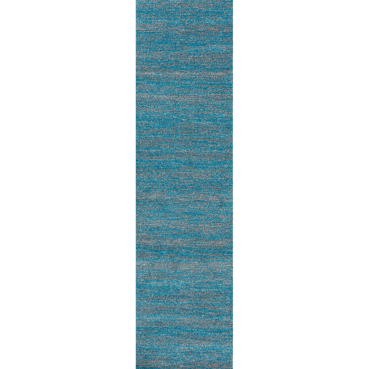 Grey Turquoise Short Pile Mottled Rug, Colorfast, Easy Care