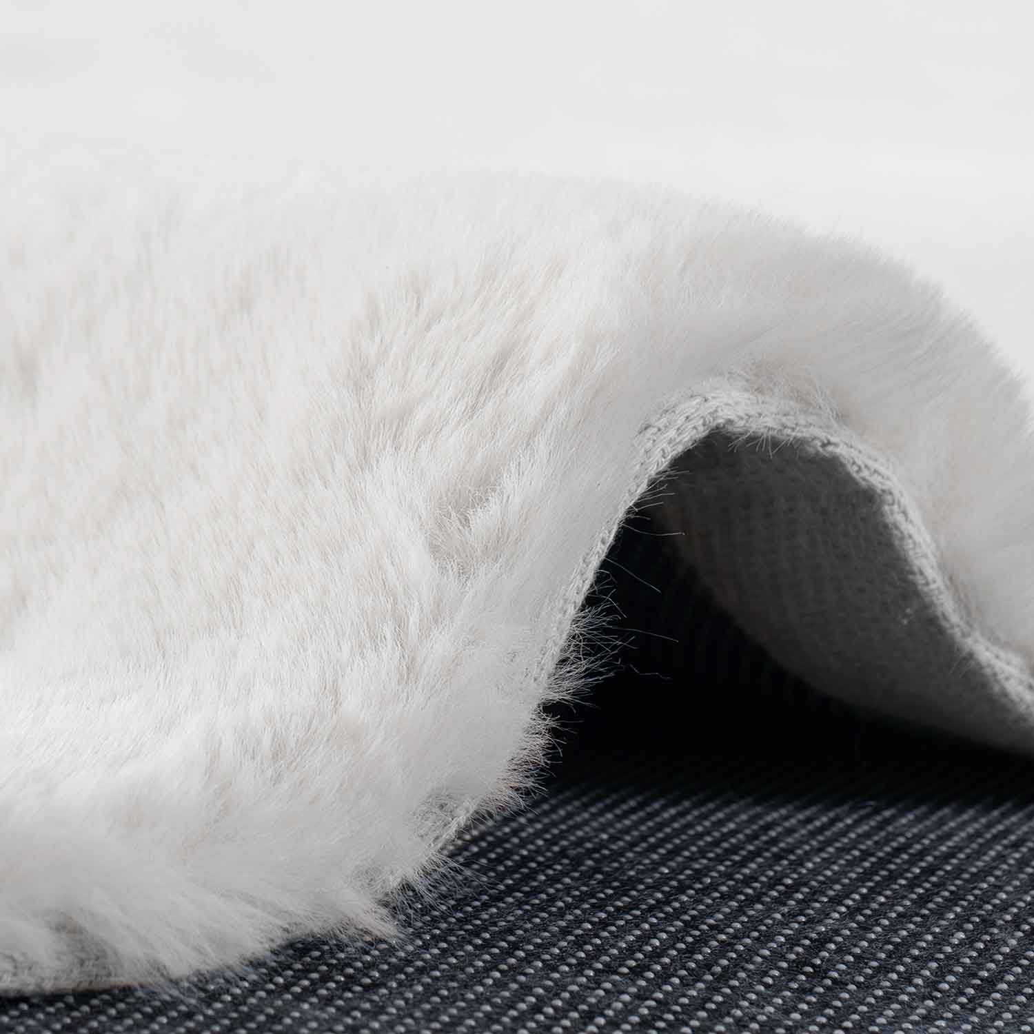 Deluxe washable fur rug, soft high-pile rug in a solid color, cozy for your living room or bedroom-zoom-27