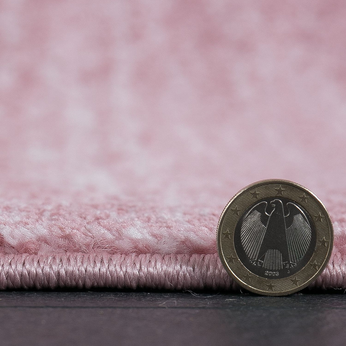 Teppich Kurzflor einfarbig Modern Rosa Meliert Farbecht Pflegeleicht Pastelfarben, für Wohnzimmer, Schlafzimmer-zoom-5